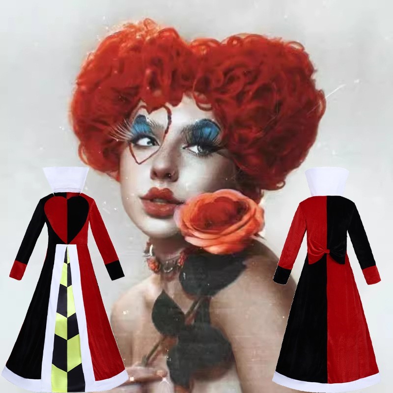 Anime Cosplay Red Hair - 여왕 애니메이션 레드 하트 영화 코스프레