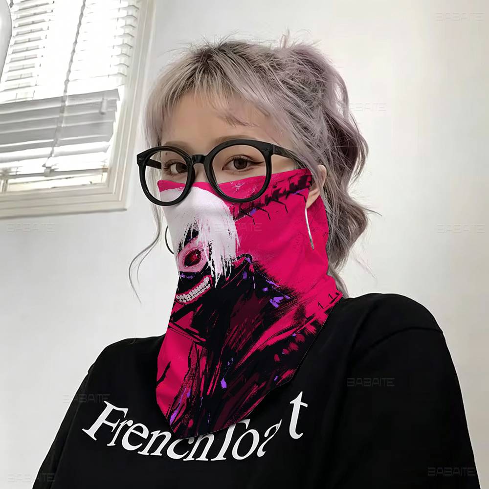 Tokyo Ghoul Mask - 일본 애니메이션 T-Tokyo G-ghoul 스카프 통기성