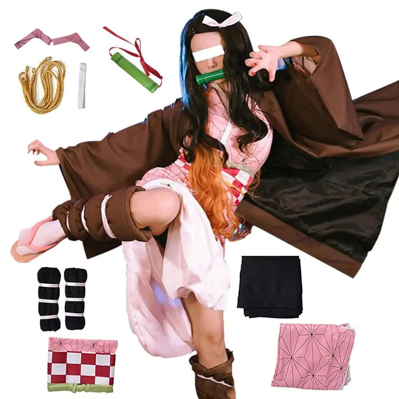 Anime Cosplay Nezuko - 새로운 할로윈 코스프레 애니메이션 악마 슬레이어