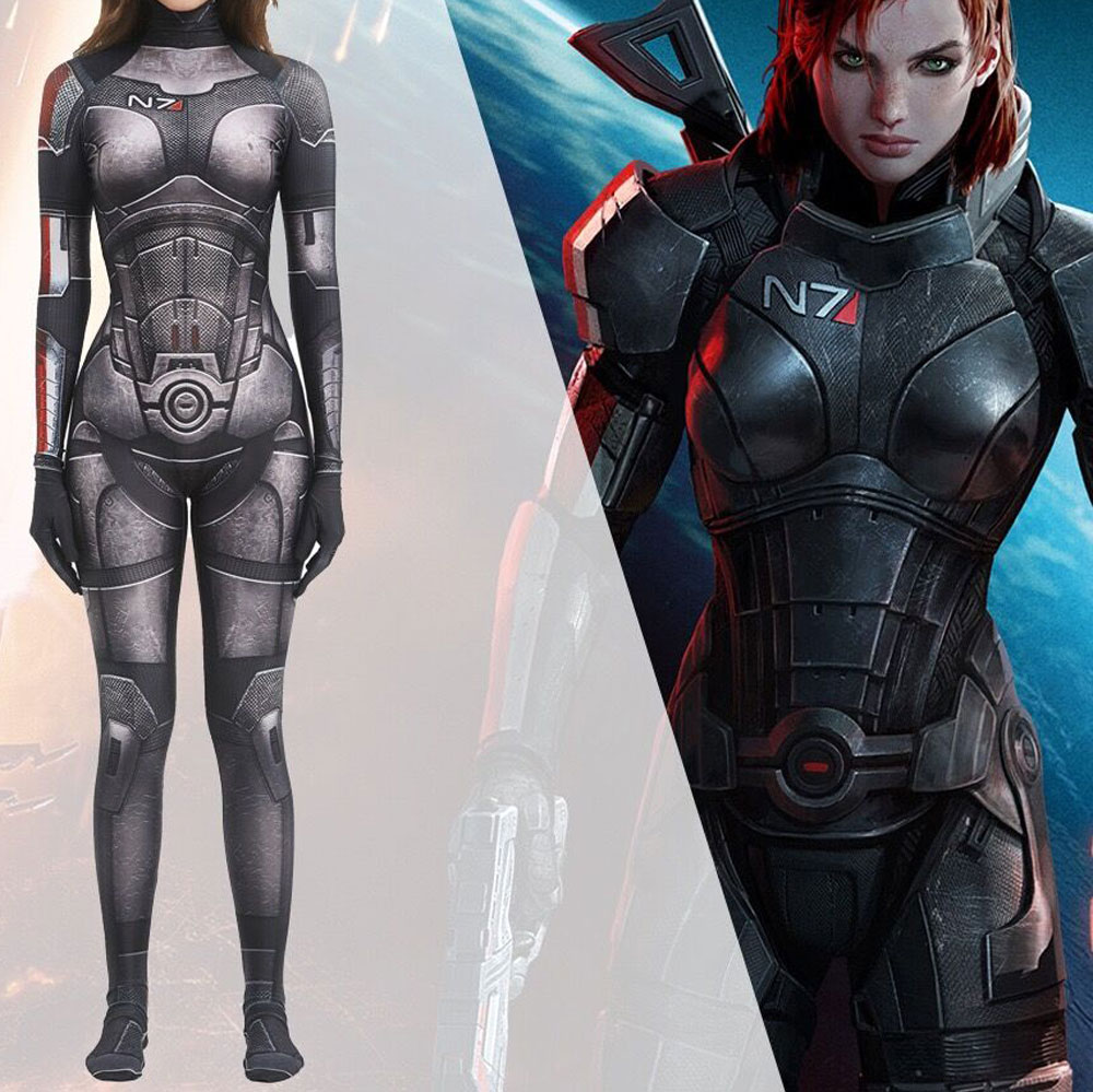 Anime Cosplay Armor - 할로윈 성인 여성용 매스 이펙트 펨셰프