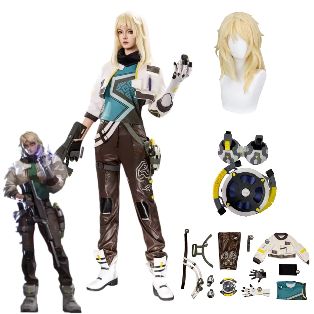 Anime Cosplay Outfit - 데드락 코스프레 의상 소품 발로란트 데드락