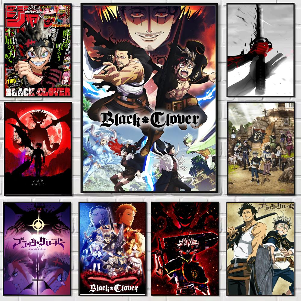 Black Clover Grimoire - 애니메이션 B-블랙 핫 클로버 포스터 HD