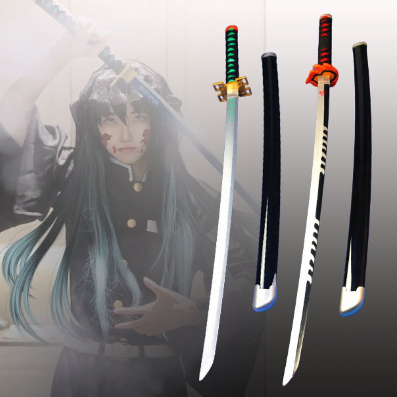 Black Clover Grimoire - 41in/104cm 악마 슬레이어 Katana 애니메이션 닌자