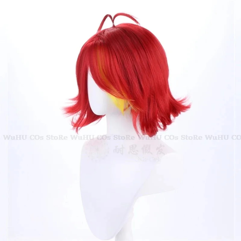 Anime Cosplay Red Hair - 2025 하스빈 코스 니프티 가발 애니메이션