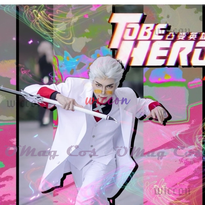 TO BE HERO X 코스프레 흰색 유니폼 안경 가발 - Anime Cosplay Glasses 리뷰 및 가격