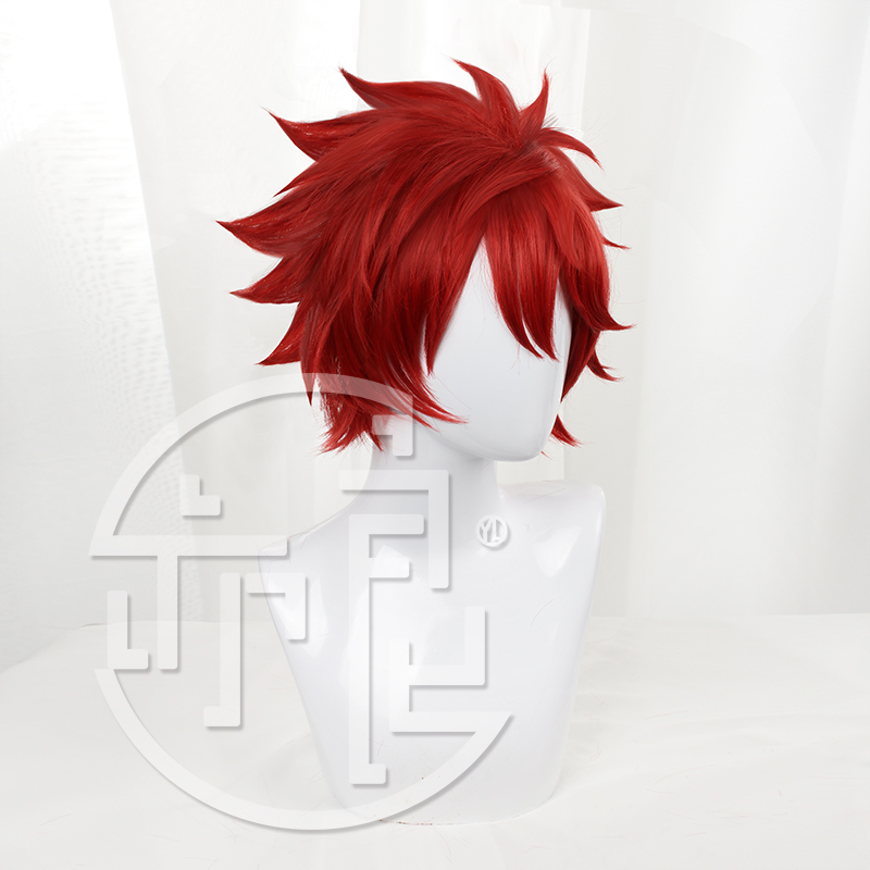 애니메이션 SK8 인피니티 레키 코스프레 가발, 빨간  - Anime Cosplay Red Hair 리뷰 및 가격