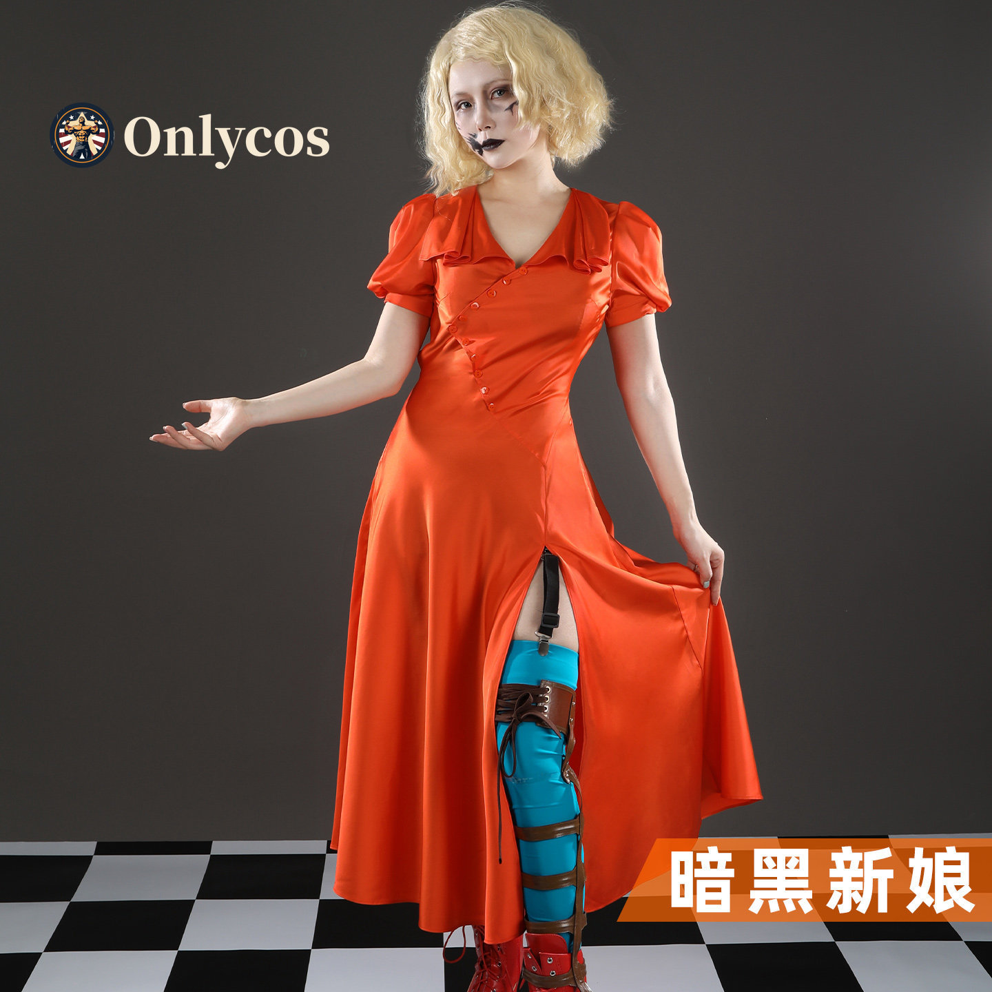 신부! 메리 셸리 코스프레 의상 역할극 여성 소녀 할로 - Anime Cosplay Outfit Girl 리뷰 및 가격
