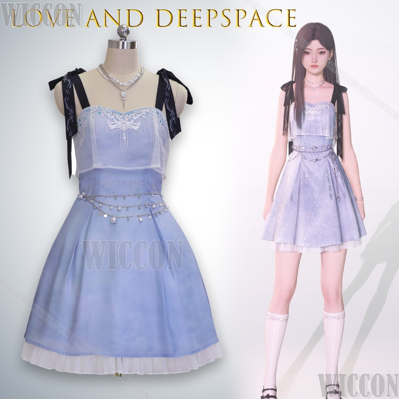 사랑과 Deepspace Caleb 생일 드레스 플레이 - Anime Cosplay Outfit Girl 리뷰 및 가격