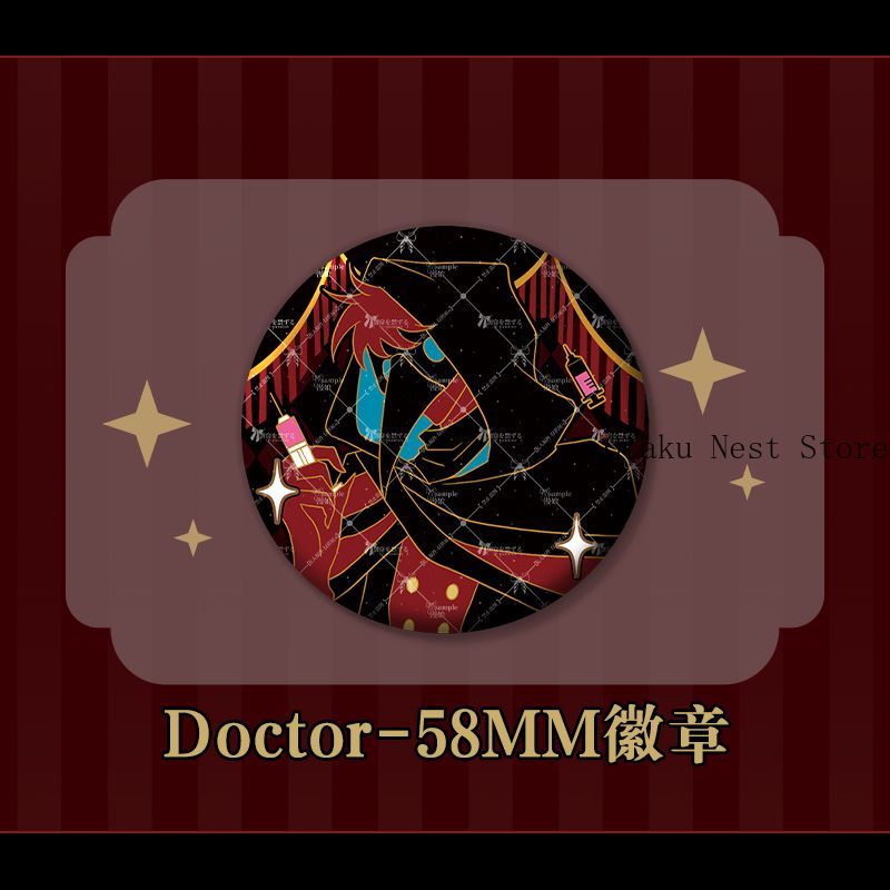 애니메이션 프릭 서커스 닥터 58mm 더블 플래시 배지 - Anime Cosplay Outfit 리뷰 및 가격