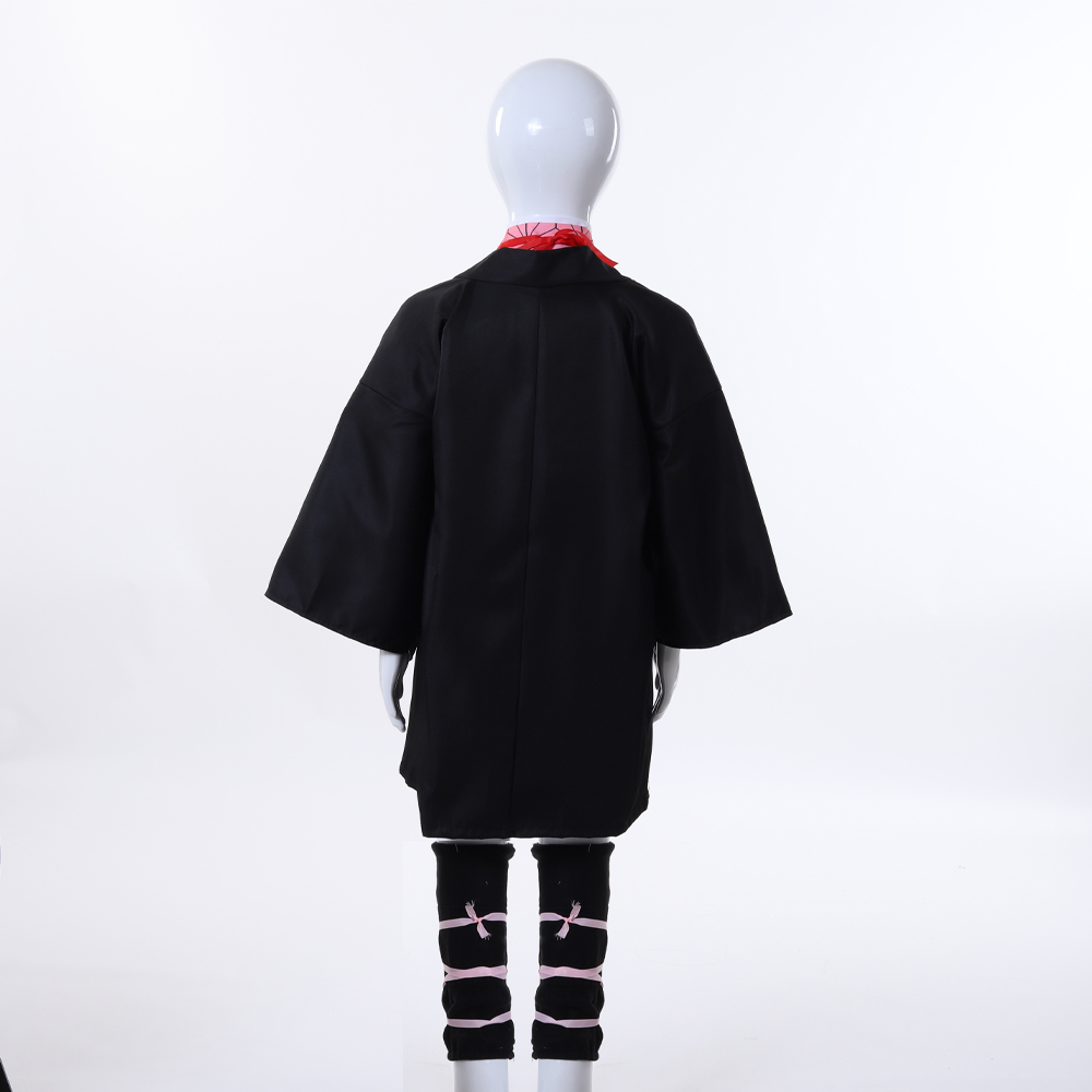 완전한 네즈코 카마도 코스프레 세트 일본식 기모노 핑크 - Anime Cosplay Nezuko 리뷰 및 가격