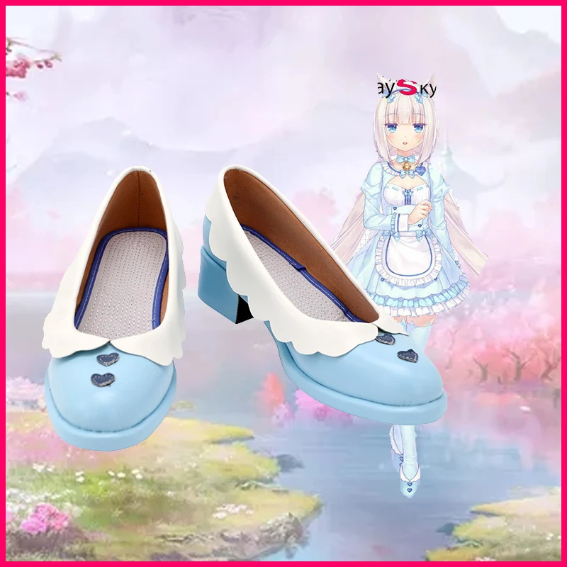 NEKOPARA 초콜릿 바닐라 메이드 코스프레 신발 P - Anime Cosplay Youtube Shorts 리뷰 및 가격