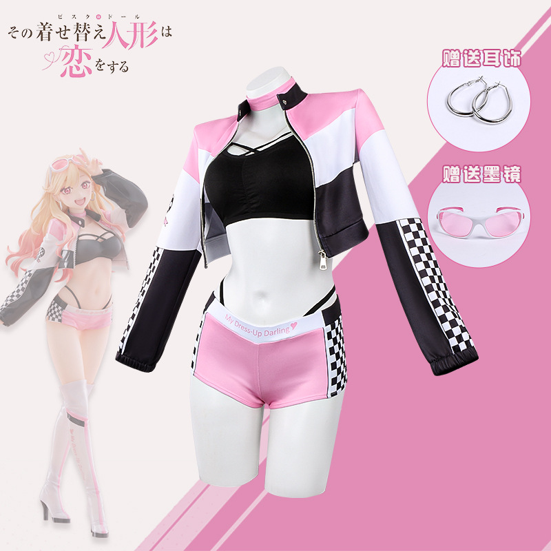 애니메이션 마이 드레스업 달링 가발 레이스 슈트 소품  - Anime Cosplay Outfit Girl 리뷰 및 가격