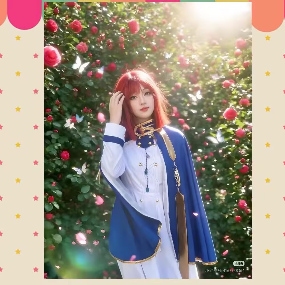 시라유키 코스프레 의상 애니메이션 빨간 머리의 백설공주 - Anime Cosplay Red Hair 리뷰 및 가격