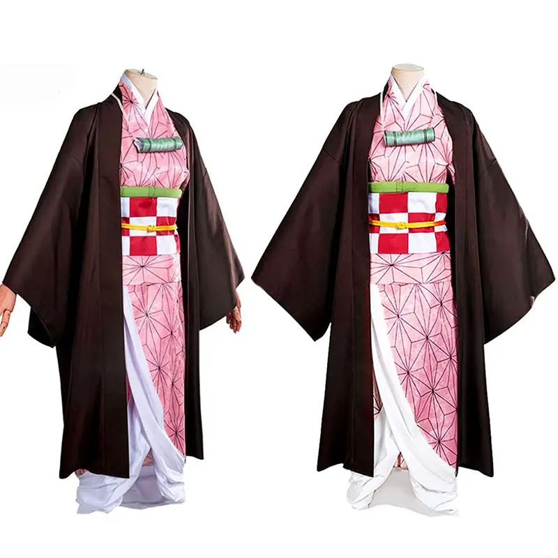 새로운 할로윈 코스프레 애니메이션 악마 슬레이어 카마도 - Anime Cosplay Nezuko 리뷰 및 가격