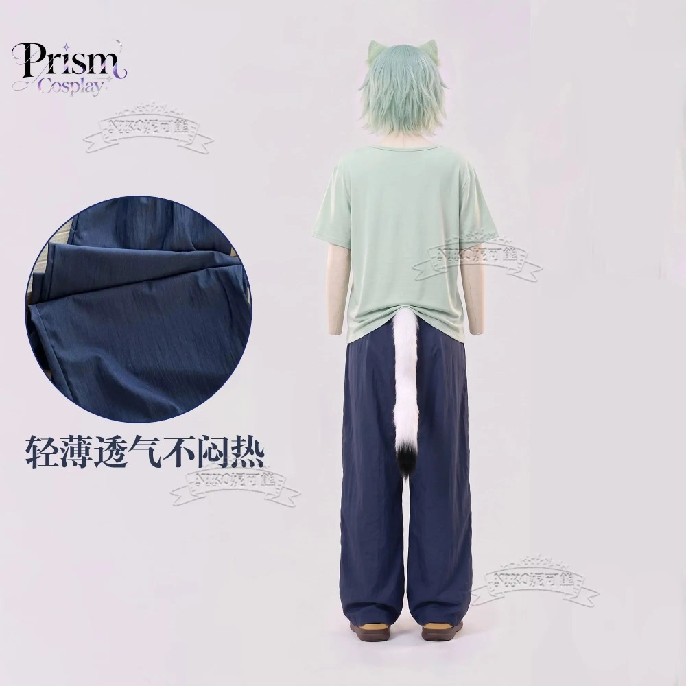 야니 네코 사토 야니코 코스프레 의상 여성 풀세트 가발 - Anime Cosplay Outfit Girl 리뷰 및 가격