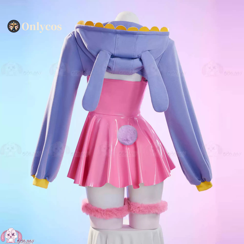 놀라운 디지털 서커스 잭스 코스프레 의상 토끼 슬립 드 - Anime Cosplay Female Characters 리뷰 및 가격