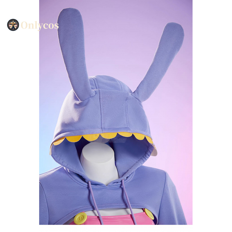 놀라운 디지털 서커스 잭스 코스프레 의상 토끼 슬립 드 - Anime Cosplay Female Characters 리뷰 및 가격