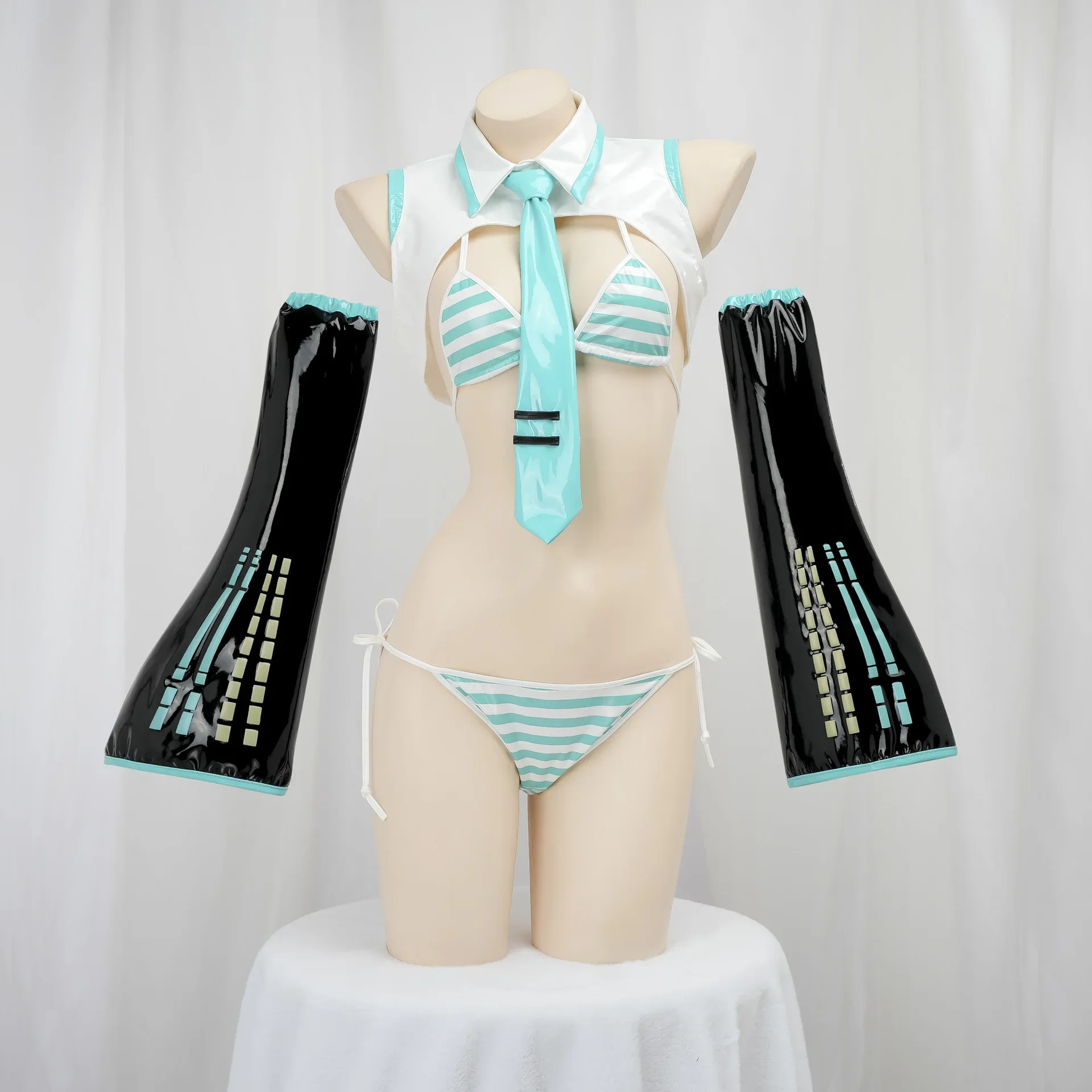 게임 미쿠 코스프레 미쿠 포뮬러 슈트 코스프레 의상 소 - Anime Cosplay Outfit Girl 리뷰 및 가격