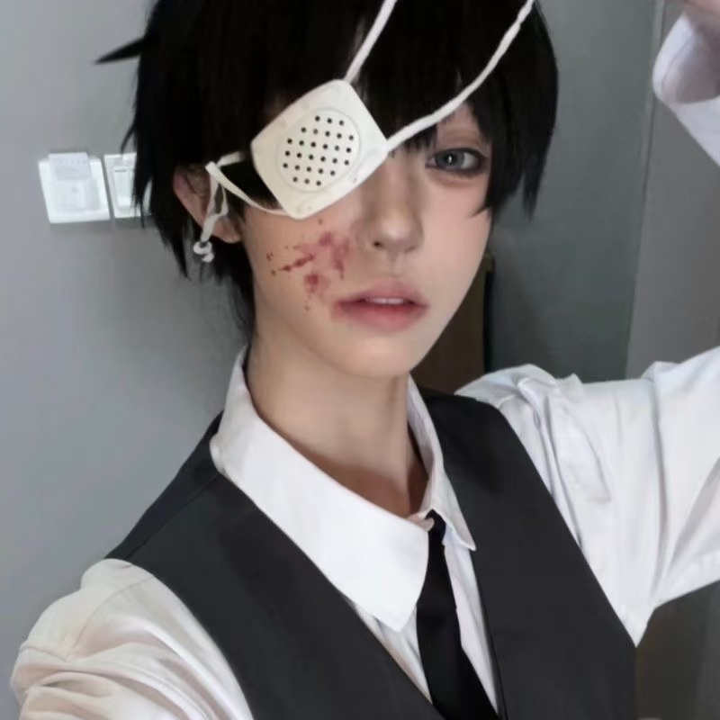 화이트 컬러 일본식 의료용 얀데레 아이 패치 애니메이션 - Tokyo Ghoul Mask 리뷰 및 가격