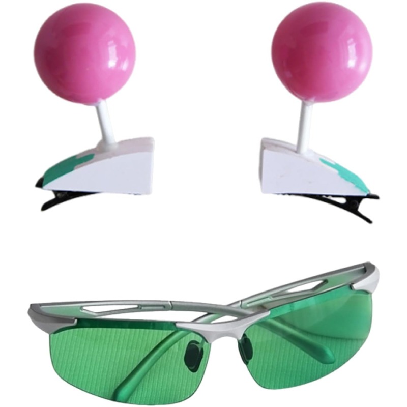 애니메이션 사이키 쿠스오 코스프레 소품 핑크 짧은 가발 - Anime Cosplay Glasses 리뷰 및 가격