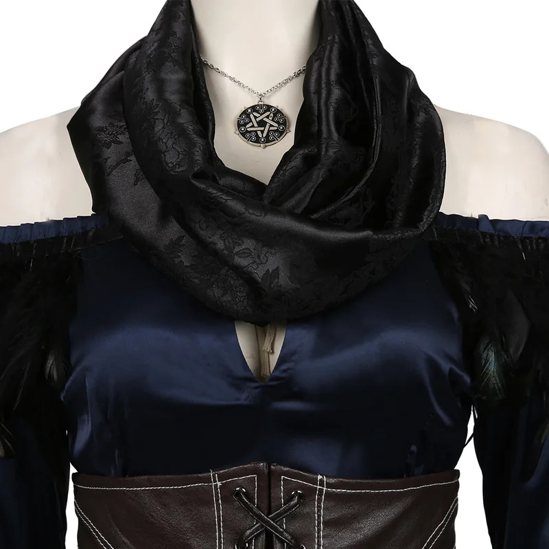 Yennefer 코스프레 판타지아 의상 변장 여성용 의 - Anime Cosplay Youtube Shorts 리뷰 및 가격