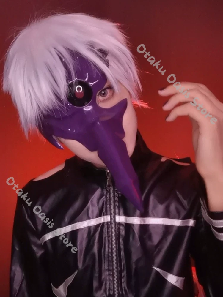 도쿄 구울 카네키 켄 코스프레 지네 가면 모노아이 할로 - Tokyo Ghoul Mask 리뷰 및 가격
