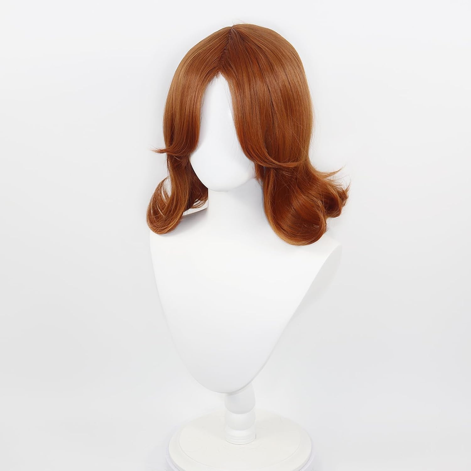 게임 슈퍼 프린세스 데이지 가발 짧은 플립 브라운 레드 - Anime Cosplay Red Hair 리뷰 및 가격