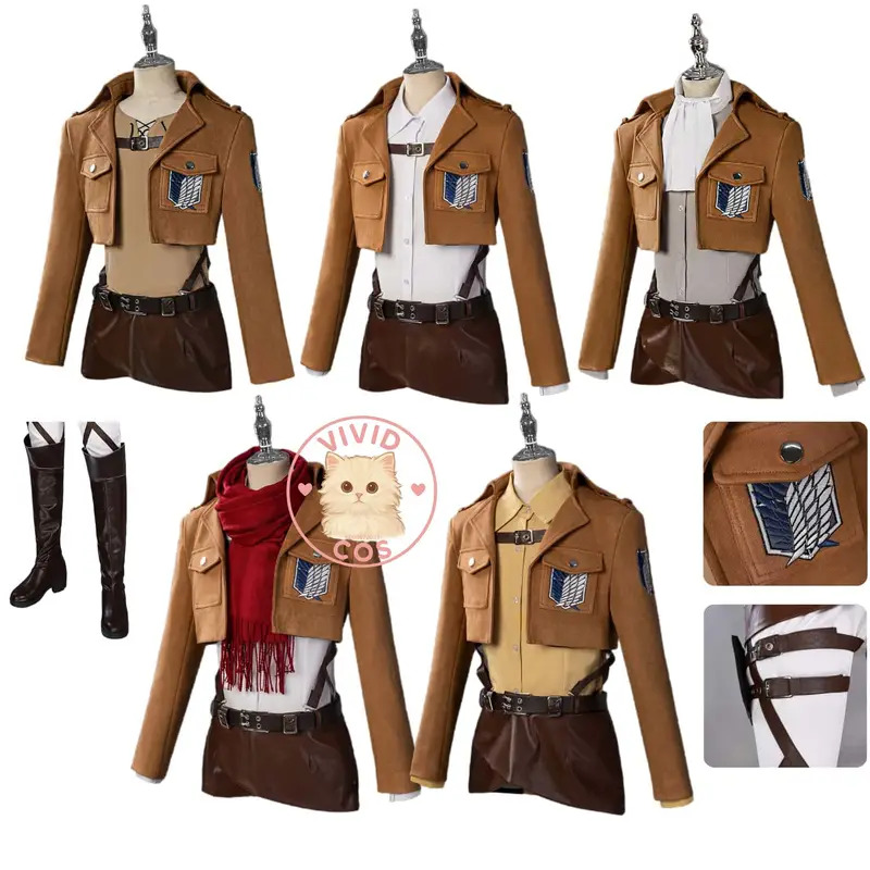 진격의 거인 코스프레 의상 애니메이션 에렌/미카사/레비 - Attack Titan Cloak 리뷰 및 가격