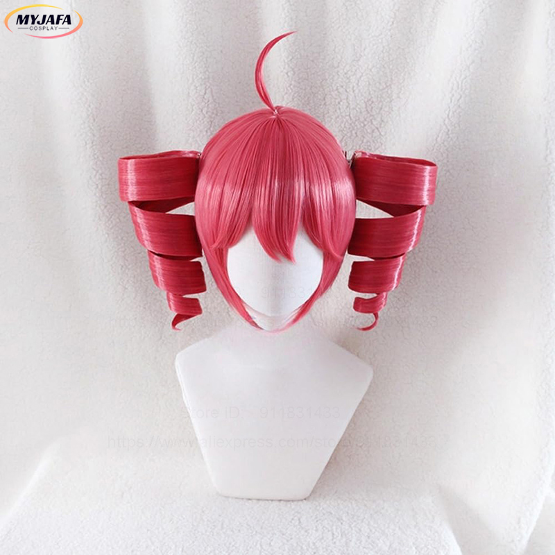 애니메이션 카사네 테토 코스프레 가발 귀여운 레드 클립 - Anime Cosplay Red Hair 리뷰 및 가격