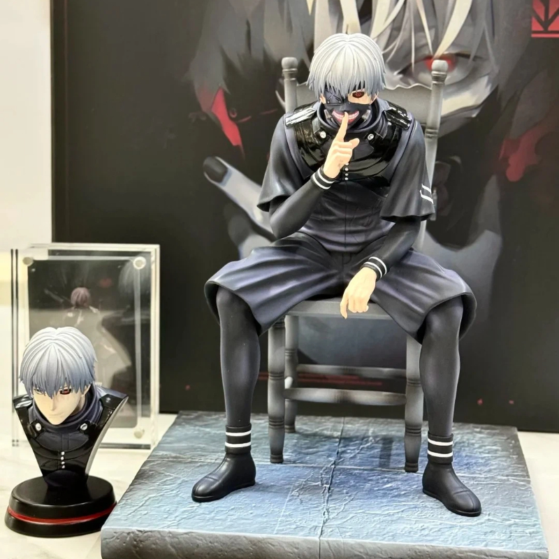20cm 켄 가네키 앉아있는 피규어 도쿄 구울 GK 교 - Tokyo Ghoul Mask 리뷰 및 가격